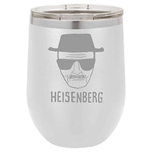 Load image into Gallery viewer, Funny Wine Tumbler Heisenberg Bad Walter White Jesse Laser Engraved Insulated Unbreakable Stemless Cup With Lid