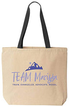 Load image into Gallery viewer, Team Marissa Canvas Tote Reusable Shopping School Office Bag In Memory Of Marissa Kay Anderson