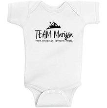 Load image into Gallery viewer, Team Marissa Baby One Piece Infant Romper in Memory of Marissa Kay Anderson