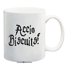 Load image into Gallery viewer, Accio Biscuits Wizard Funny Coffee Mug Office Tea Cup