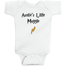 Load image into Gallery viewer, Auntie's Little Mug Funny Baby Romper Infant Wizard One Piece