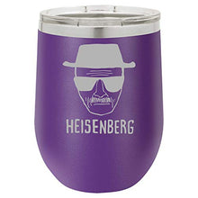 Load image into Gallery viewer, Funny Wine Tumbler Heisenberg Bad Walter White Jesse Laser Engraved Insulated Unbreakable Stemless Cup With Lid