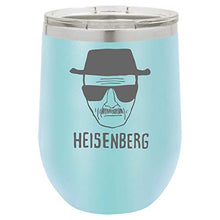 Load image into Gallery viewer, Funny Wine Tumbler Heisenberg Bad Walter White Jesse Laser Engraved Insulated Unbreakable Stemless Cup With Lid