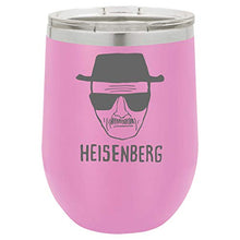 Load image into Gallery viewer, Funny Wine Tumbler Heisenberg Bad Walter White Jesse Laser Engraved Insulated Unbreakable Stemless Cup With Lid