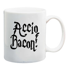 Load image into Gallery viewer, Accio Bacon Wizard Funny Coffee Mug Office Tea Cup