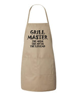 Grill Master The Mom The Myth The Legend Mothers Day Gift Apron
