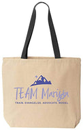 Team Marissa Canvas Tote Reusable Shopping School Office Bag In Memory Of Marissa Kay Anderson