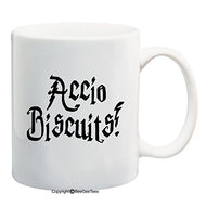Accio Biscuits Wizard Funny Coffee Mug Office Tea Cup