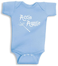 Load image into Gallery viewer, Accio Auntie Cute Baby One Piece Funny Infant Wizard Romper Bodysuit
