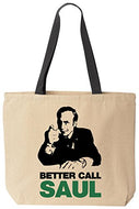 Call Saul Lawyer Cotton Canvas Funny Tote Bag Reusable Law Joke