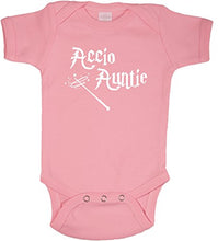 Load image into Gallery viewer, Accio Auntie Cute Baby One Piece Funny Infant Wizard Romper Bodysuit
