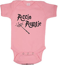 Load image into Gallery viewer, Accio Auntie Cute Baby One Piece Funny Infant Wizard Romper Bodysuit
