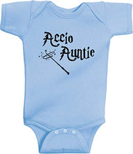 Load image into Gallery viewer, Accio Auntie Cute Baby One Piece Funny Infant Wizard Romper Bodysuit
