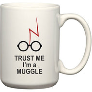 Trust Me I'm A Mug Wizard Coffee Mug for Wizards (15 oz)