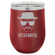 Load image into Gallery viewer, Funny Wine Tumbler Heisenberg Bad Walter White Jesse Laser Engraved Insulated Unbreakable Stemless Cup With Lid
