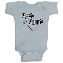 Load image into Gallery viewer, Accio Auntie Cute Baby One Piece Funny Infant Wizard Romper Bodysuit
