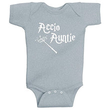 Load image into Gallery viewer, Accio Auntie Cute Baby One Piece Funny Infant Wizard Romper Bodysuit
